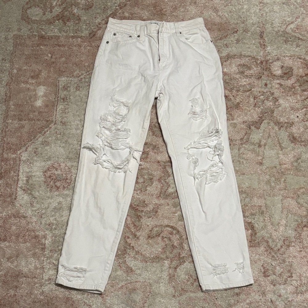 Pistola Ripped White Jeans